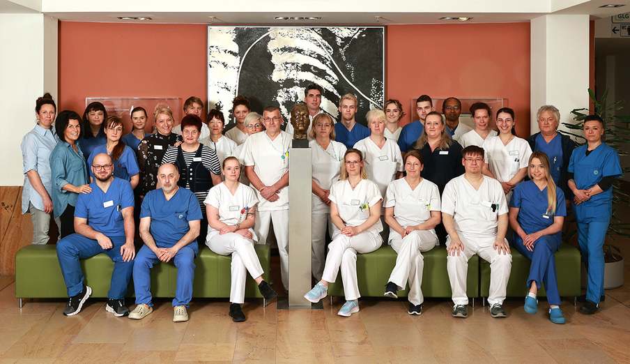 Das Team der Klinik für Kardiologie, Angiologie und Pneumologie